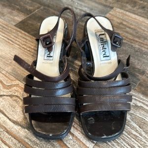 Vintage 90’s Kenneth Cole block heel sandals